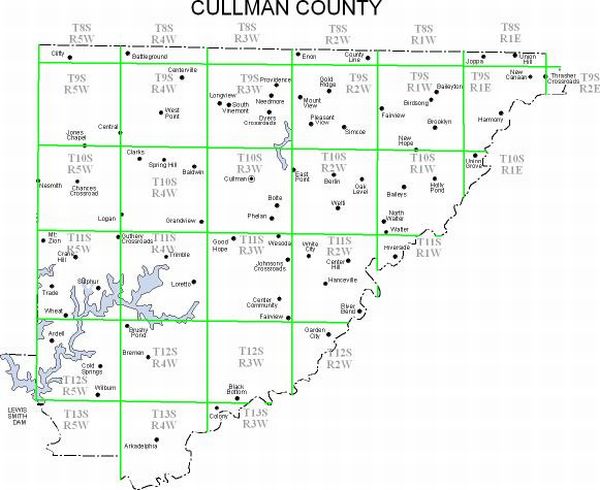 Cullman Index Map 